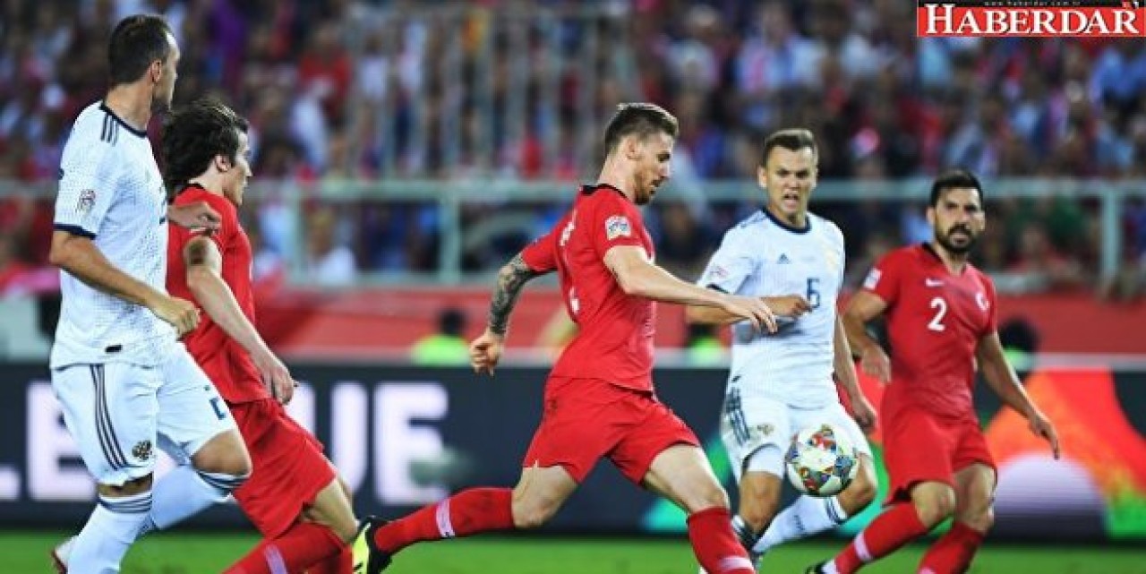 Türkiye, Uluslar Liginde Rusyaya 2-1 yenildi