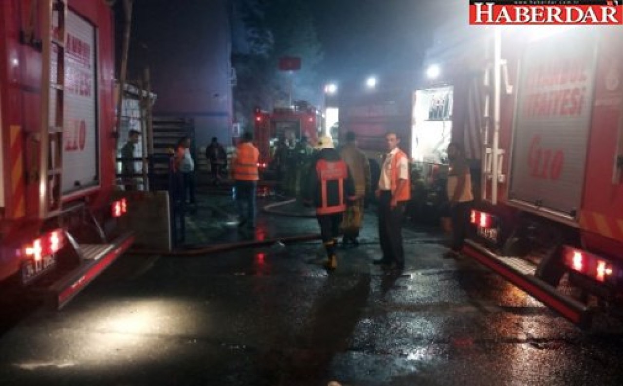 Esenyurtta Fabrikada Yangın