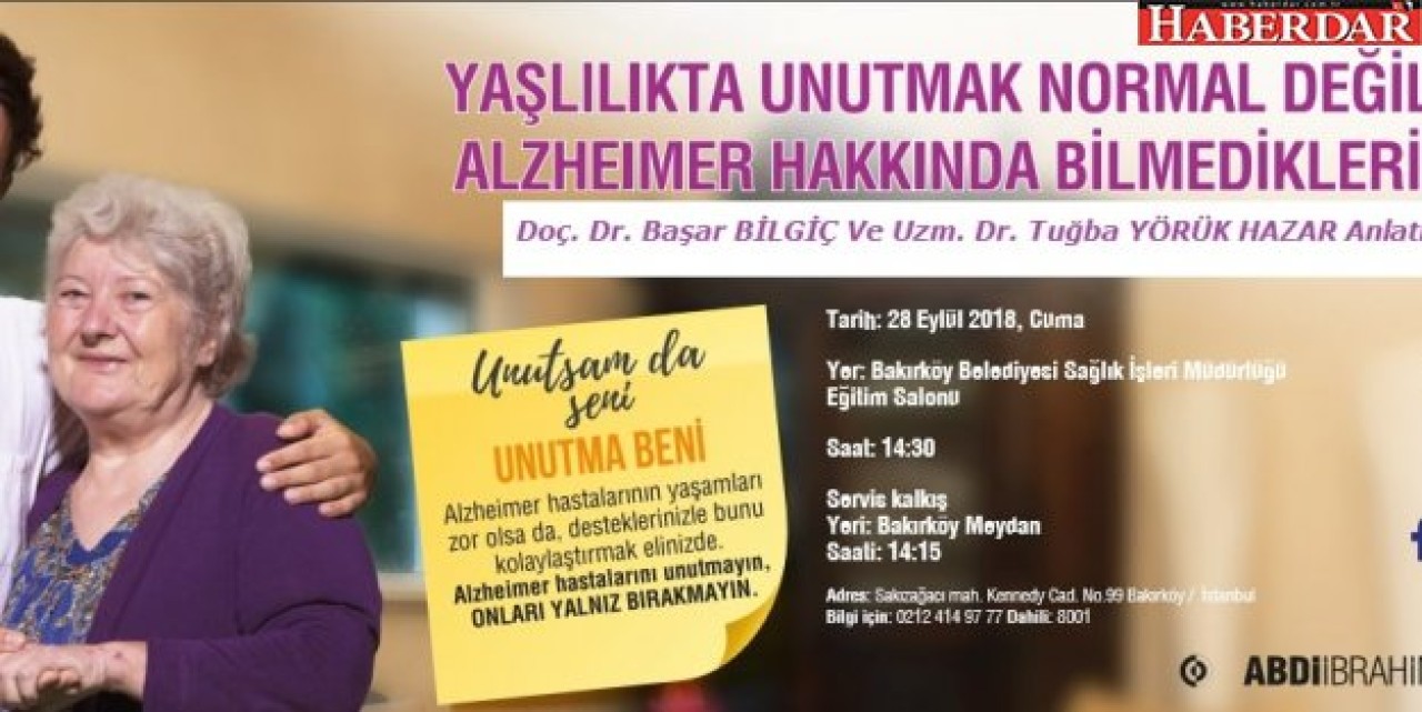 ALZHEIMER HAKKINDA BİLMEDİKLERİNİZ