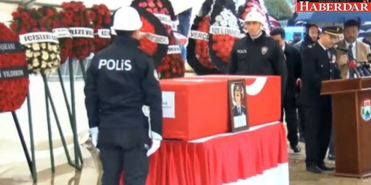 Şehit Emniyet Müdürü Altuğ Verdi için Rizede tören