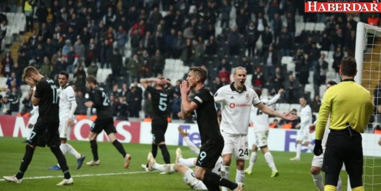 Beşiktaş, Avrupaya veda etti
