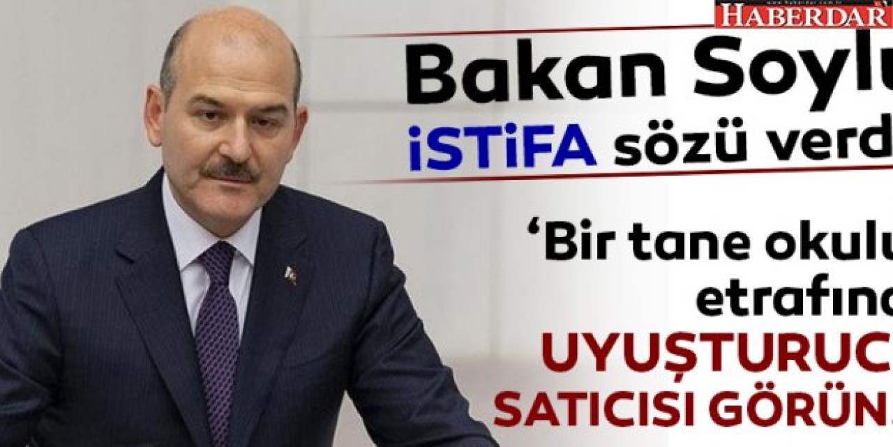 Bakan Soylu’dan ‘uyuşturucuyla mücadele’ açıklaması: ‘İstifa etmeyen alçaktır!’