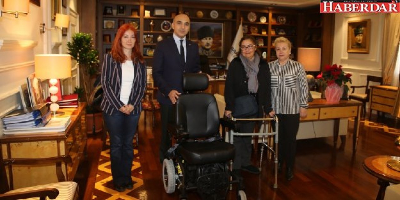 BAŞKAN KERİMOĞLU, ALS-MNH HASTASINI SEVİNDİRDİ