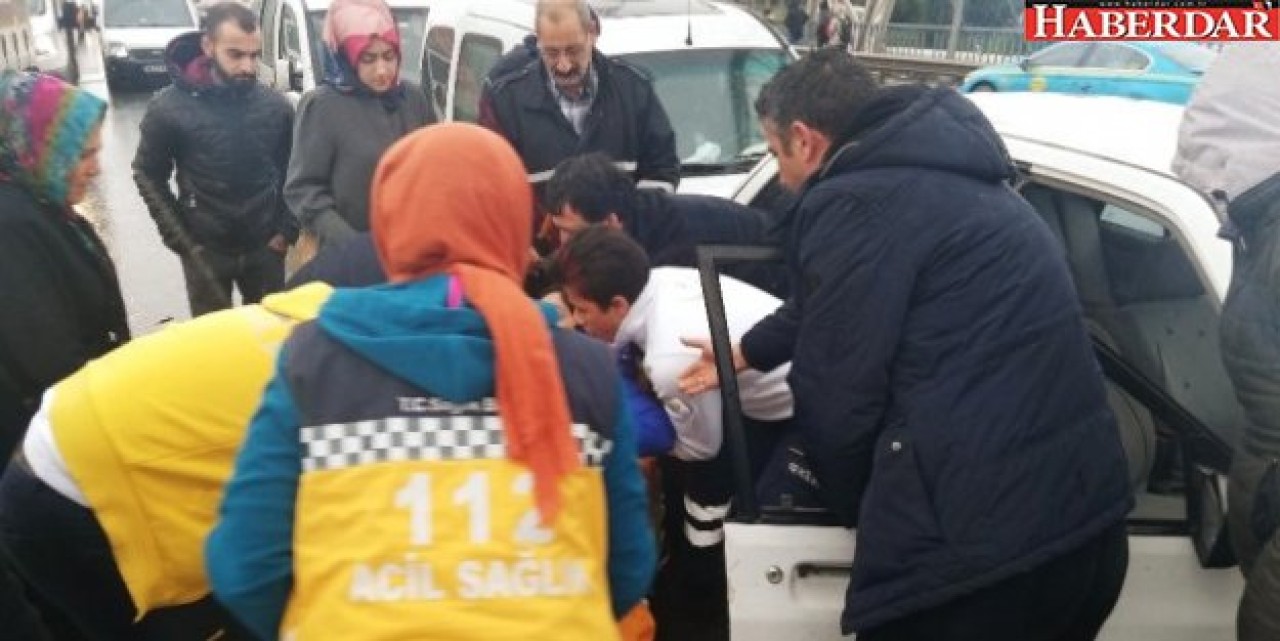 Esenyurtta 5 Araçlı Zincirleme Kaza