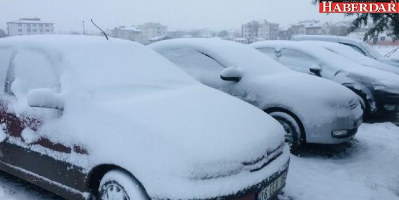 Kar yağışı Silivriyi beyaza bürüdü