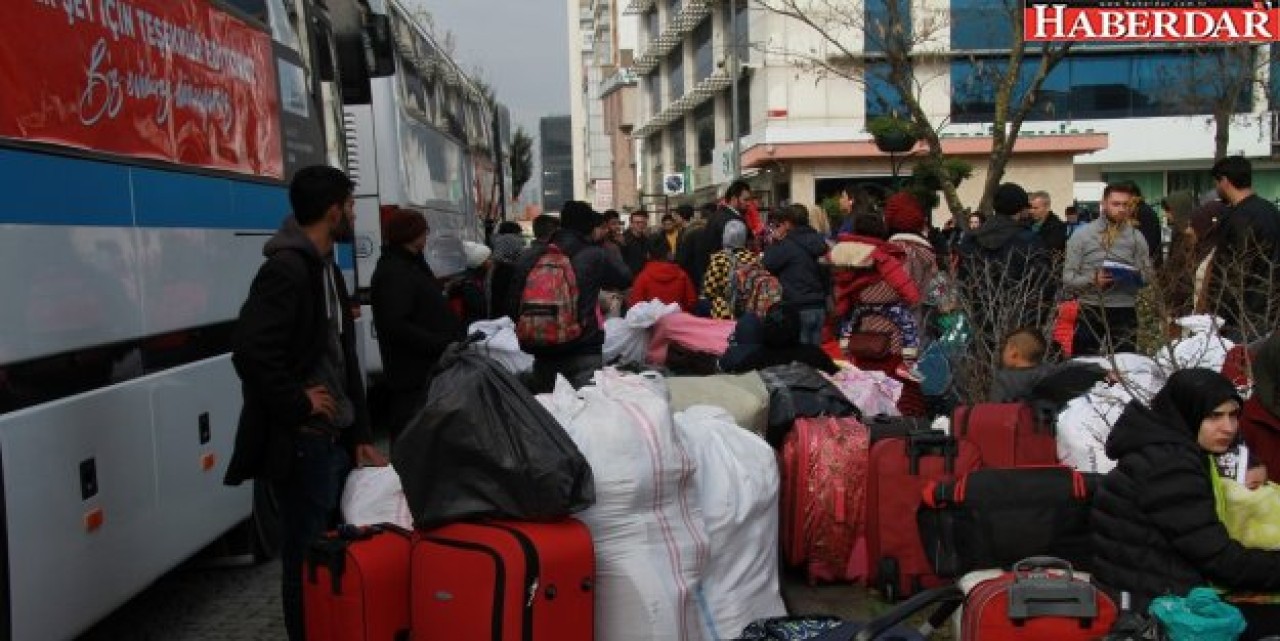 Esenyurt’tan anavatan Suriye’ye dönüşler hızlandı