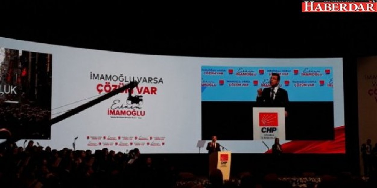 CHPli Ekrem İmamoğlu vaatlerini ve projelerini açıkladı