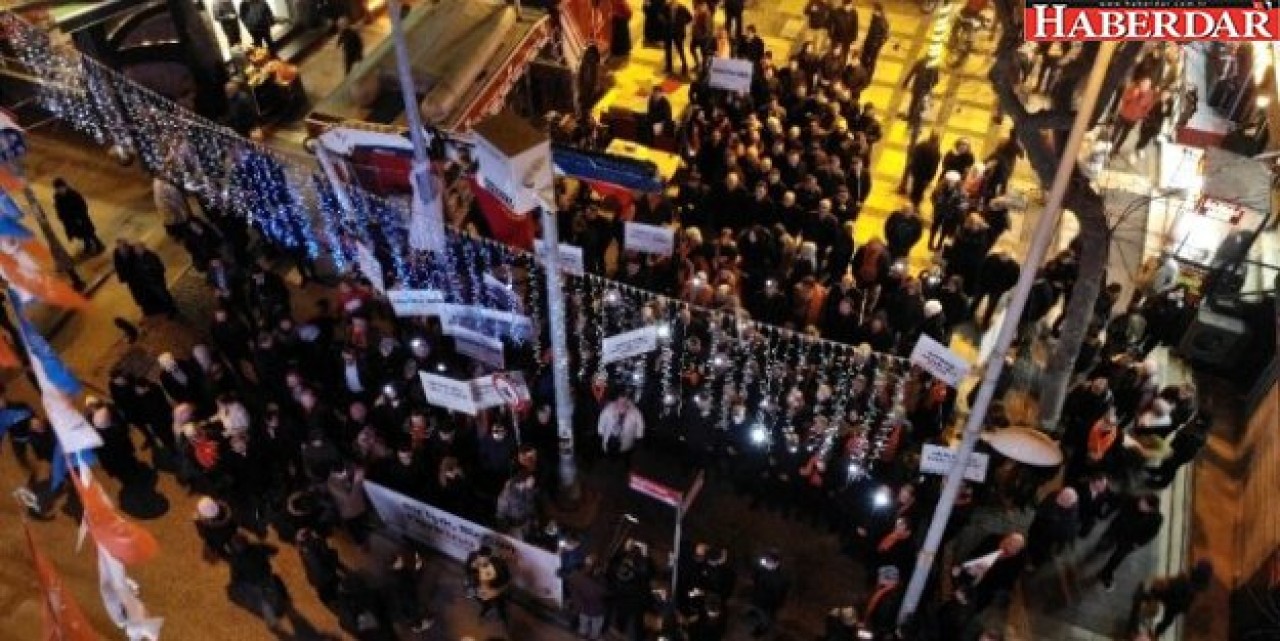 Avcılarda Fenerli Deprem Farkındalık Yürüyüşü Havadan Görüntülendi