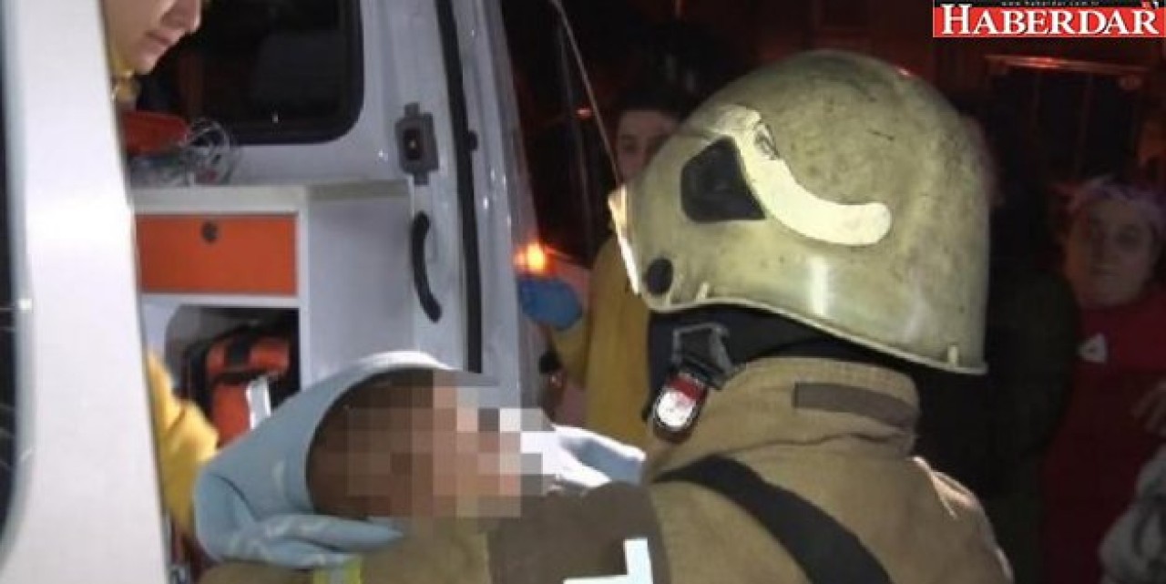 İstanbulda korkutan yangın: 16 kişi tahliye edildi