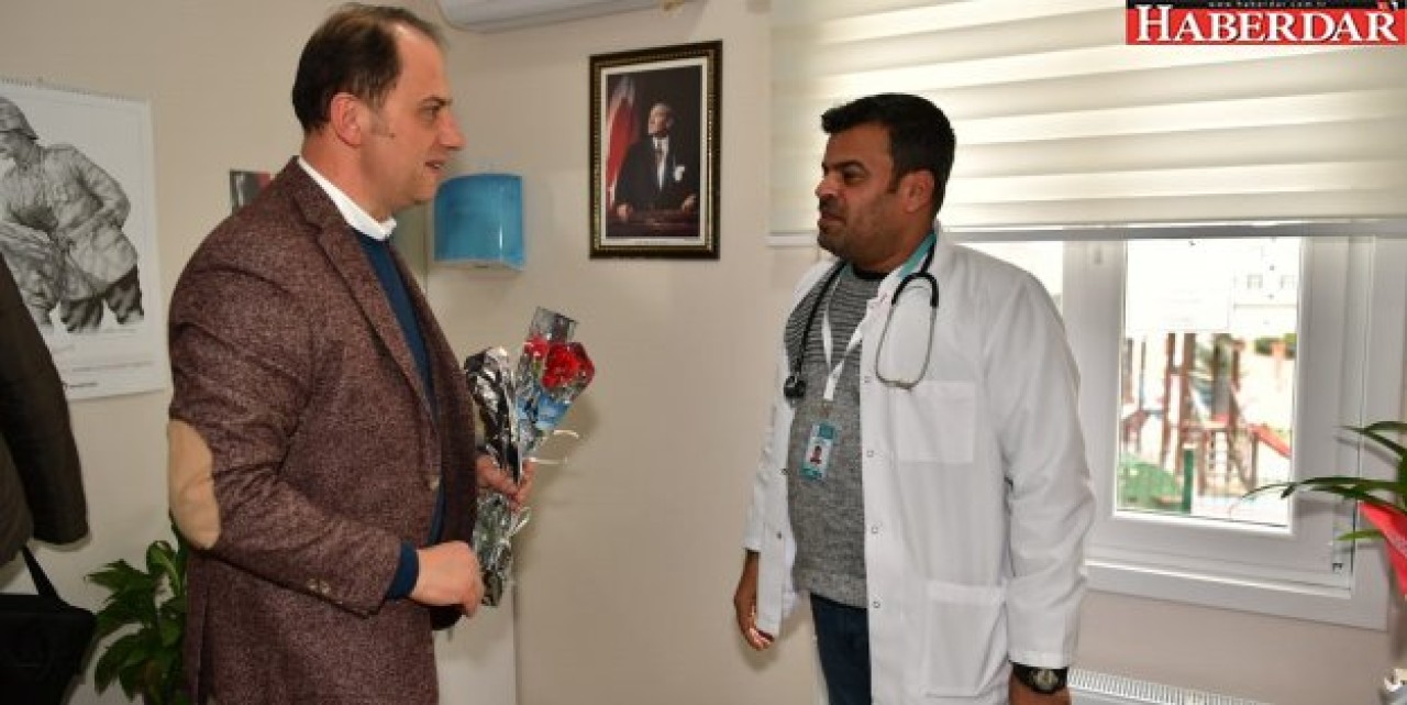 ÇALIK, TIP BAYRAMINDA SAĞLIK EMEKÇİLERİYLE BULUŞTU