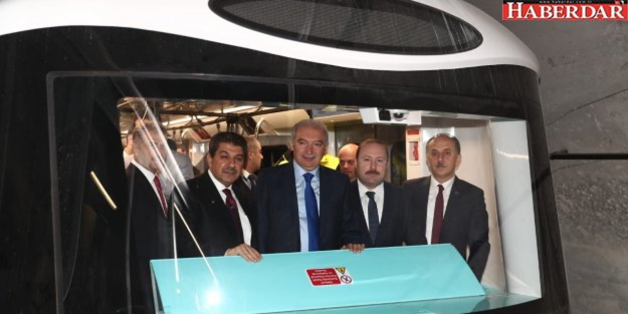 Sürücüsüz hattın test sürüşü yapıldı