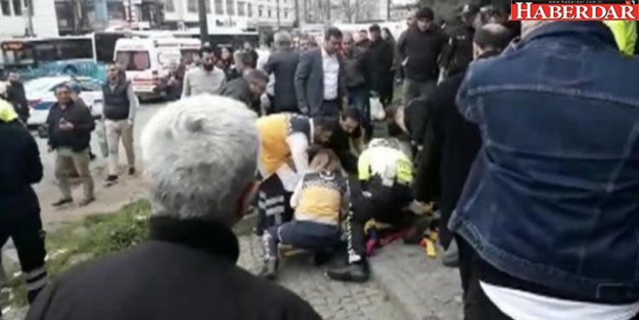 Özel halk otobüsü yayalara ve araçlara çarptı: Çok sayıda yaralı var