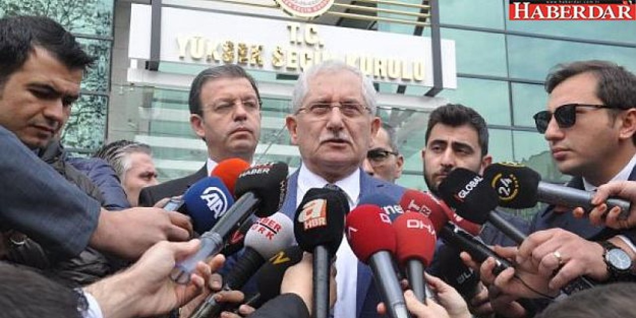 YSK Başkanından yeni açıklama