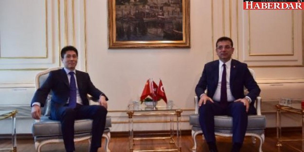 Ekrem İmamoğluna Çin Başkonsolosundan ziyaret