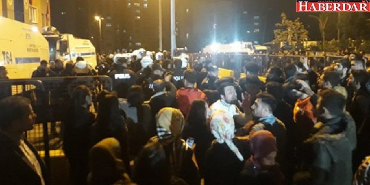 Çocuk istismarını protesto eden mahalleliye polis müdahalesi!