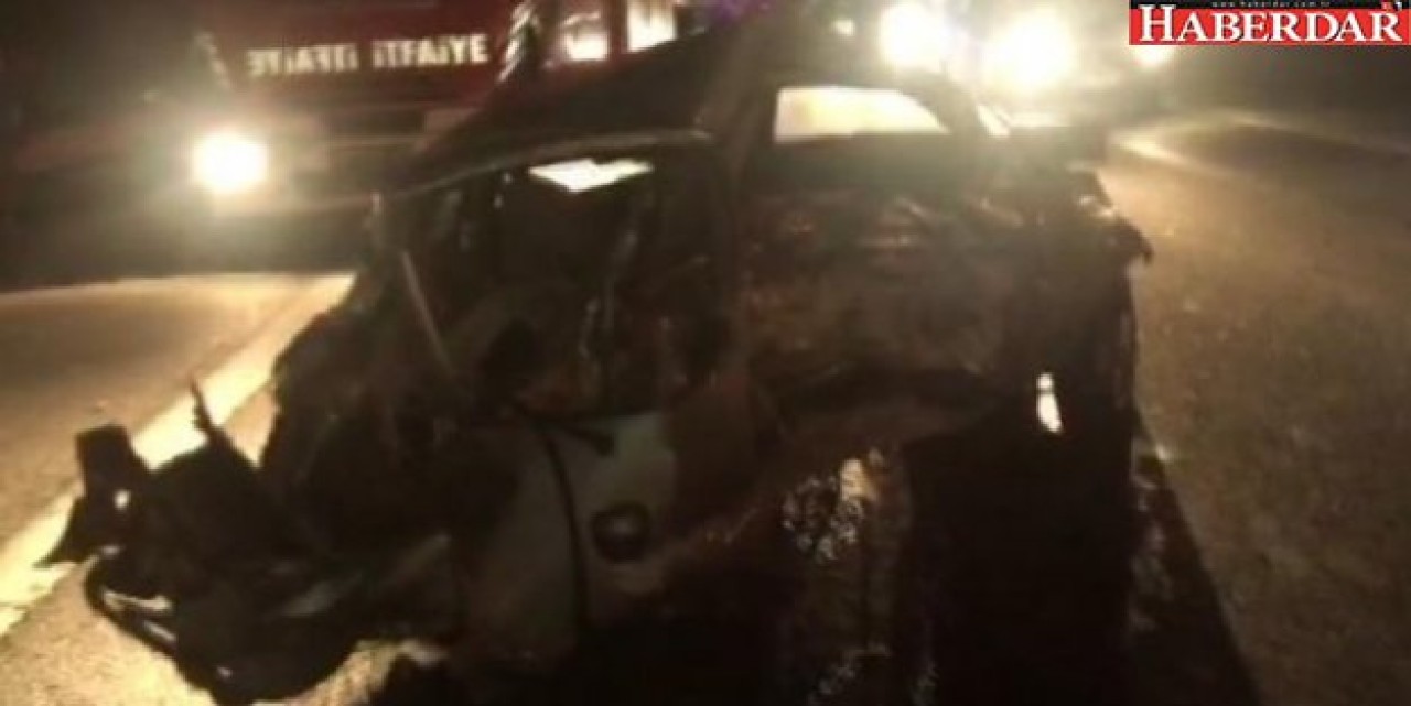 TEM Otoyolunda 6 araç birbirine girdi: 1 yaralı