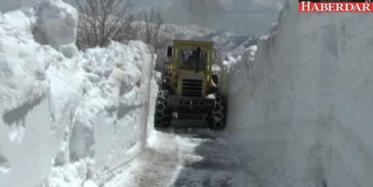 Mayıs ayında karla mücadele
