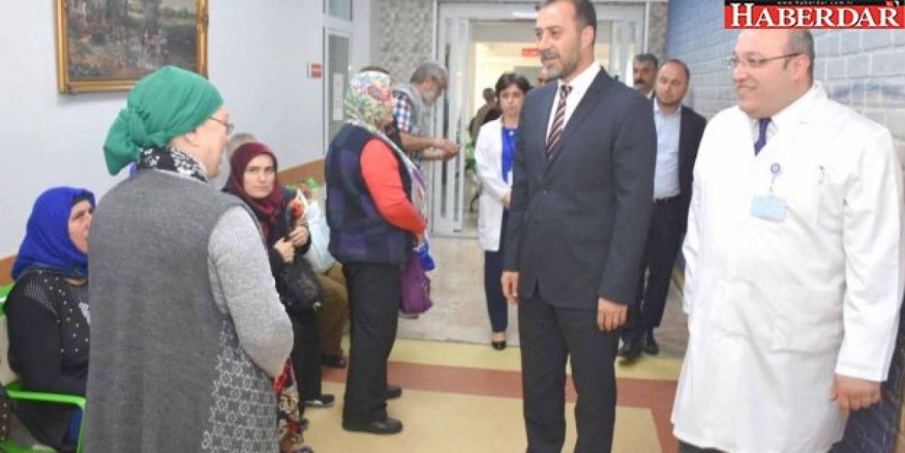 Başkan hastaneyi inceledi