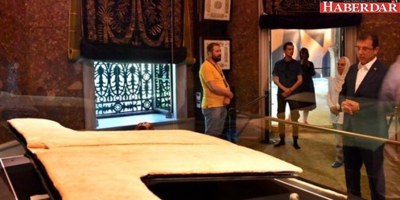 İmamoğlu Hırka-i Şerifi ziyaret etti