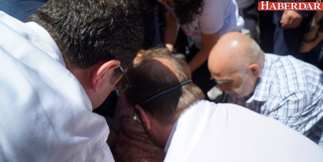 Ekrem İmamoğlunun konvoyunda kaza! İlk müdahaleyi İmamoğlu yaptı