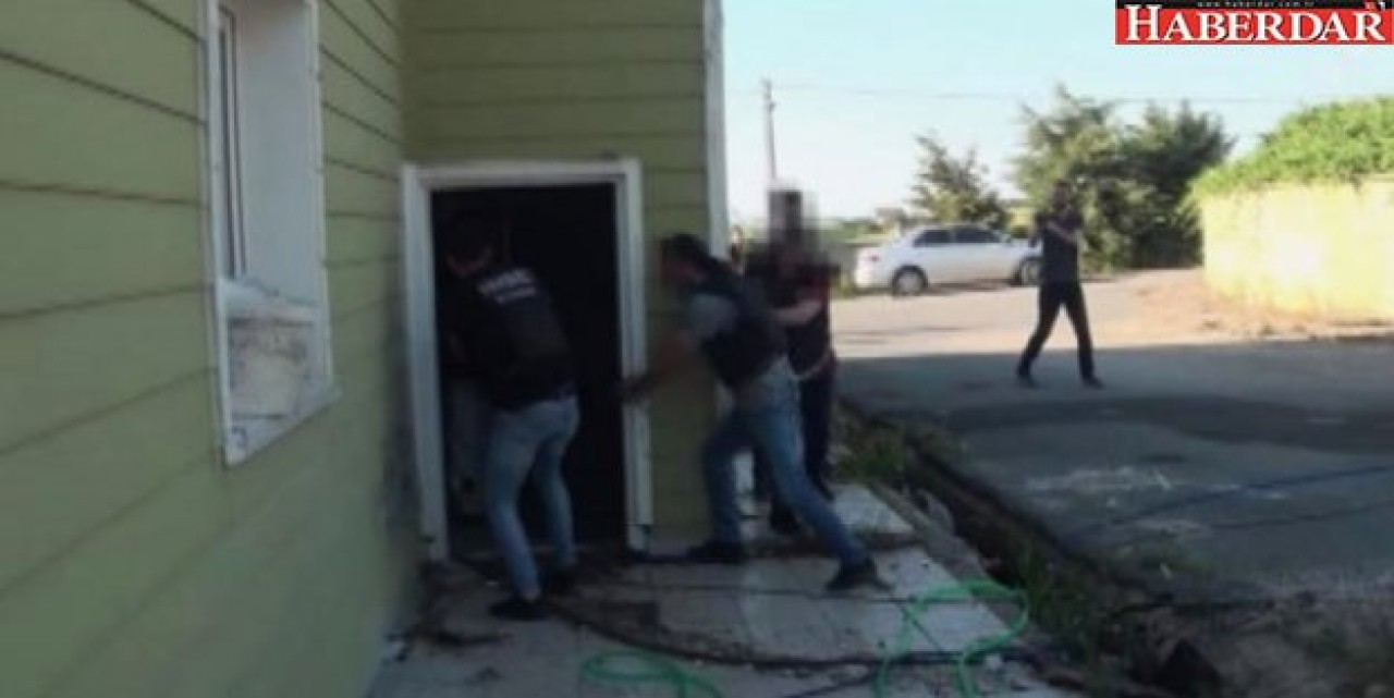 Silivride villalara uyuşturucu baskını