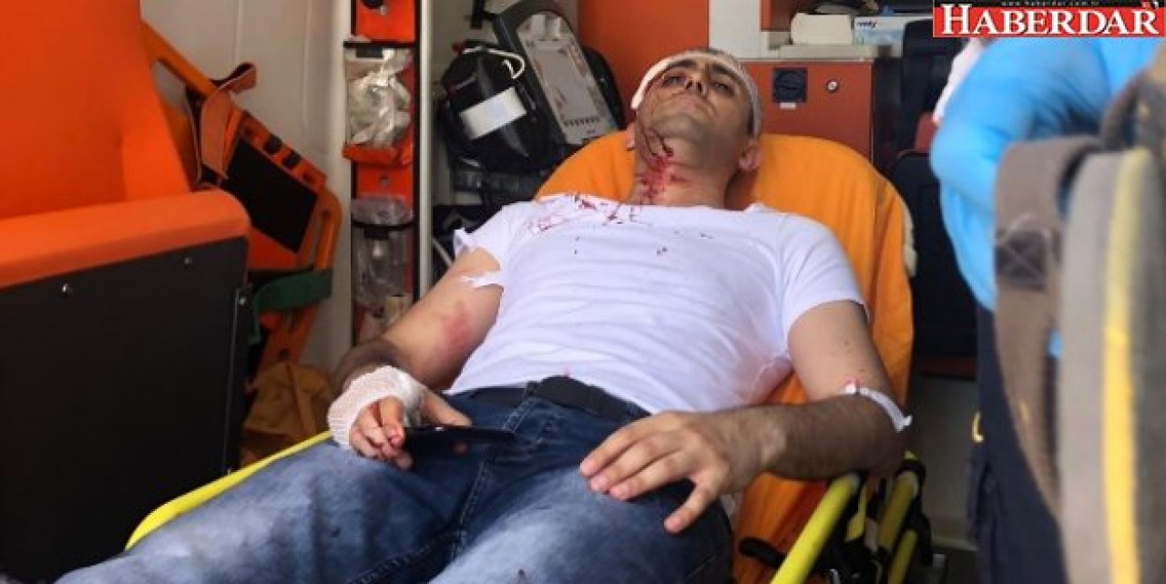 Türk askerine &quot;eşek&quot; diyen gazeteci dövüldü