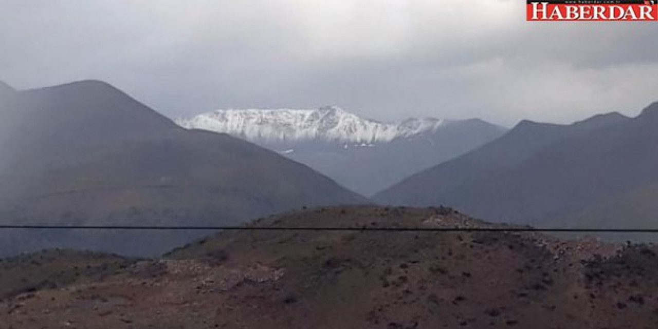 Temmuz ayında kar yağdı