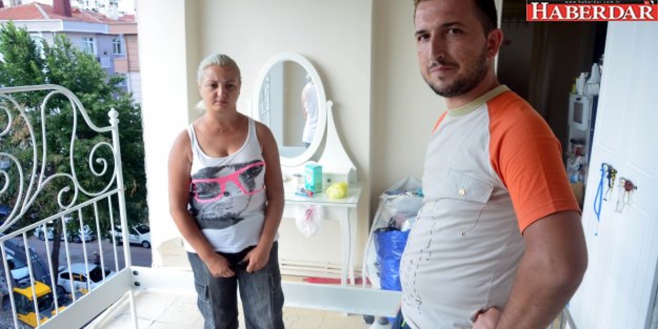 Duvarı olmayan daire aileyi mağdur etti