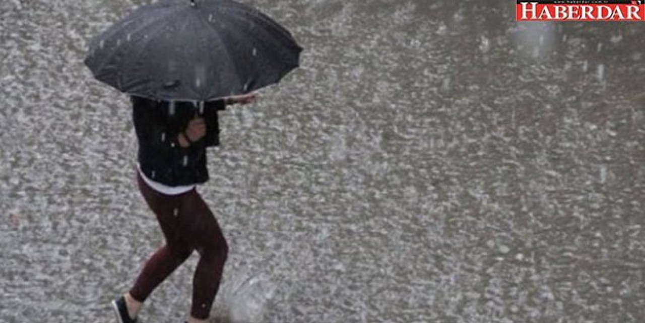Meteorolojiden sağanak yağış uyarısı