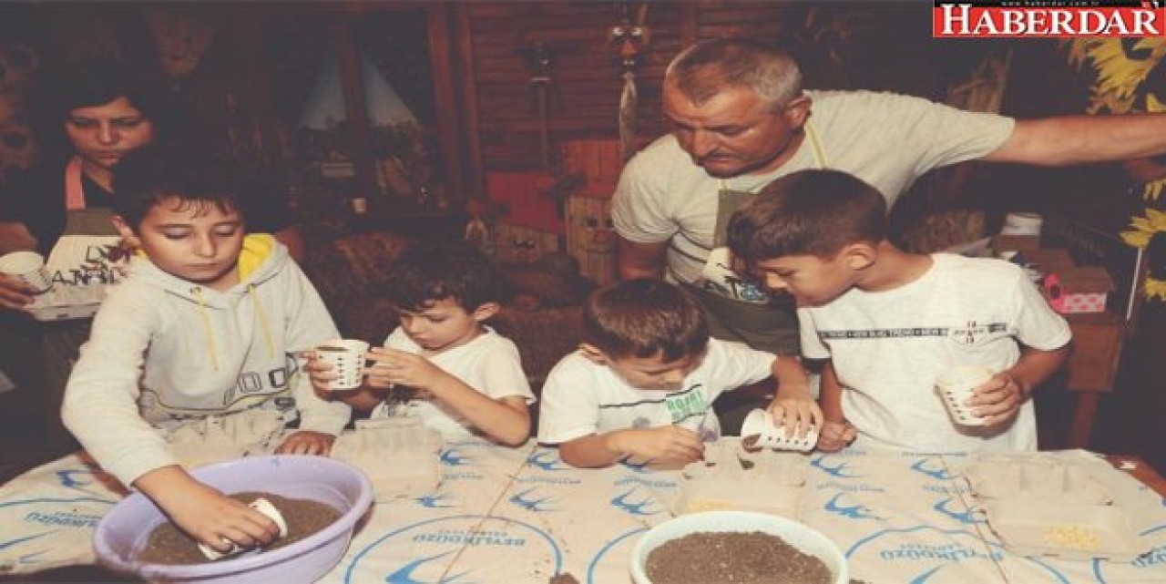 DOĞA BİLİNCİNİ ATÖLYELERLE EĞLENEREK ÖĞRENİYORLAR