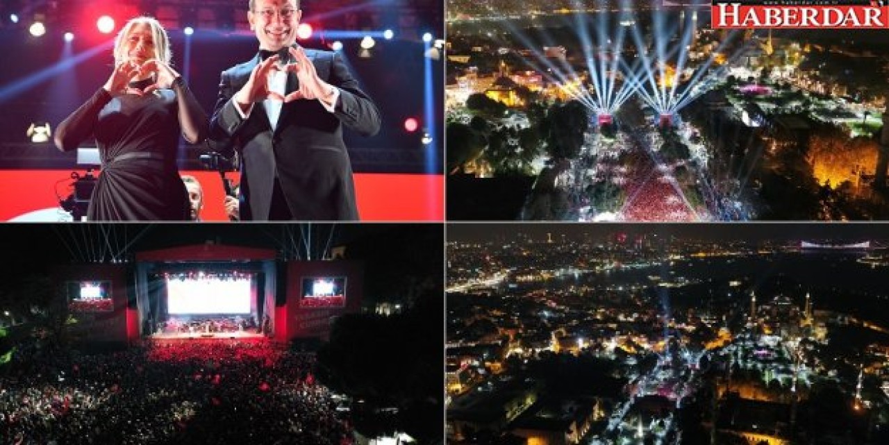 Sultanahmet Meydanında muhteşem 29 Ekim Cumhuriyet Bayramı kutlaması