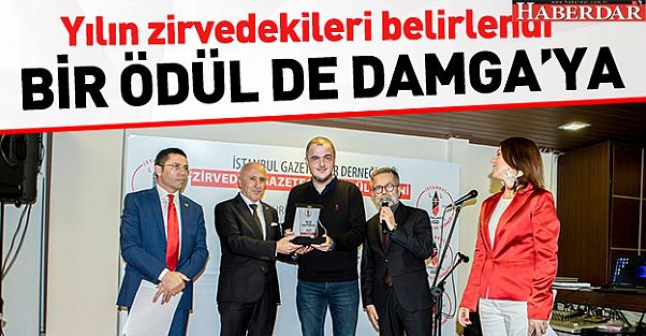 Yılın en iyi haber sitesi ödülü Gazete Damganın
