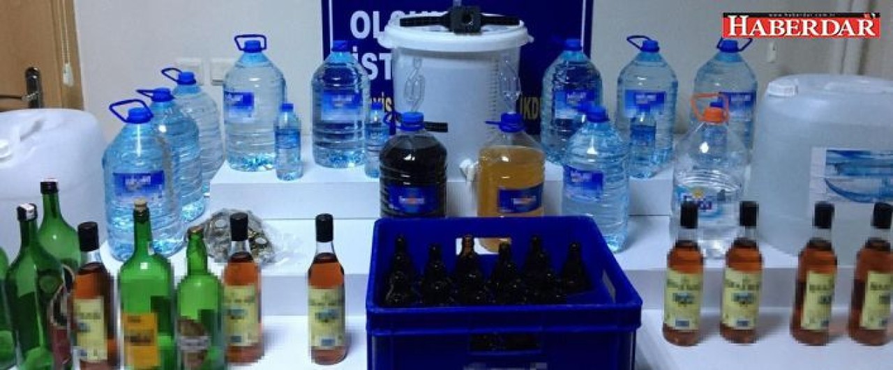 147 litre sahte içki ele geçirildi
