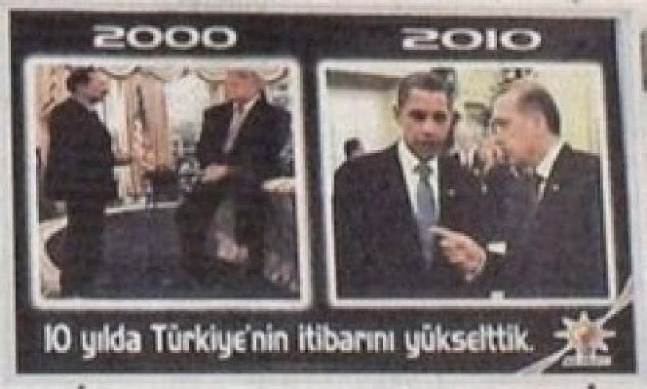 DSP'den 'Ecevitli afiş' için suç duyurusu