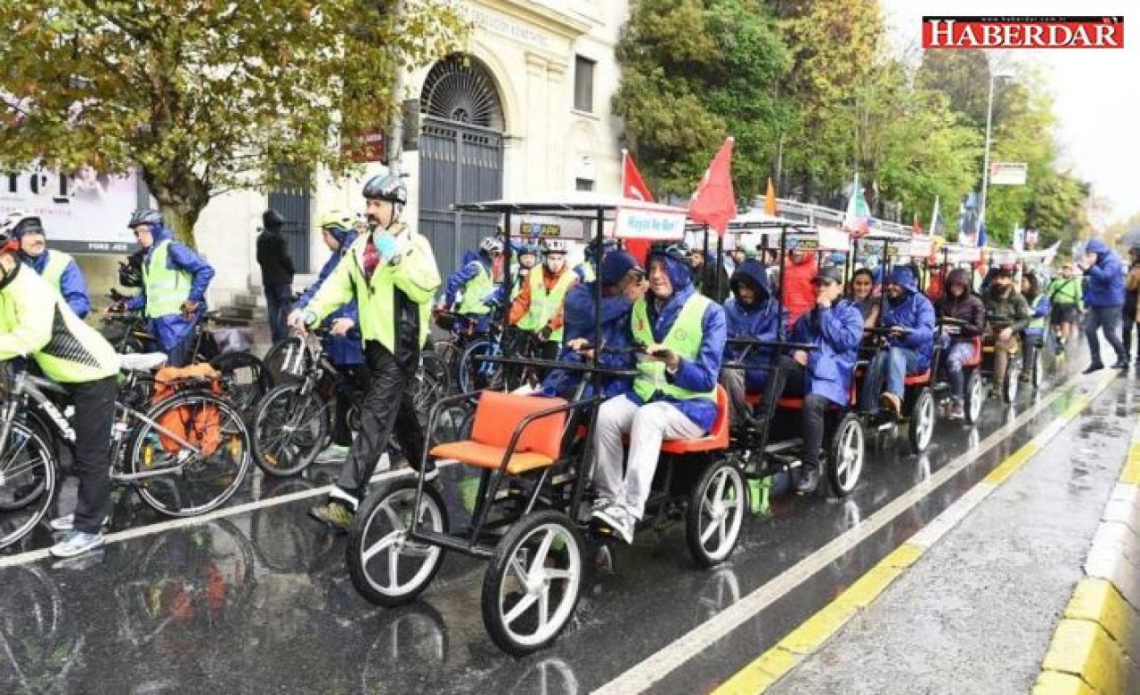 HANÇERLİ ‘BARİKATSIZ BİR DÜNYA İÇİN’ PEDAL ÇEVİRDİ