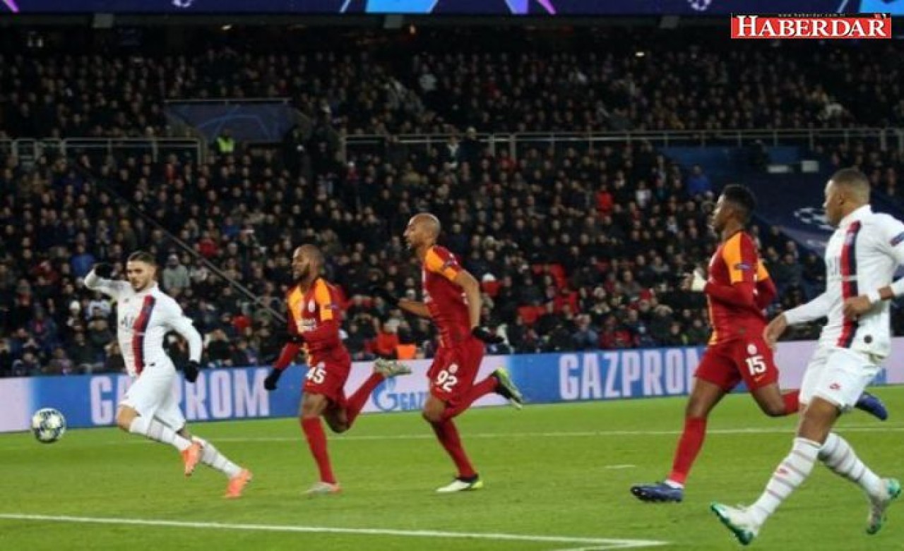 Galatasaraydan Avrupaya PSG maçıyla farklı veda
