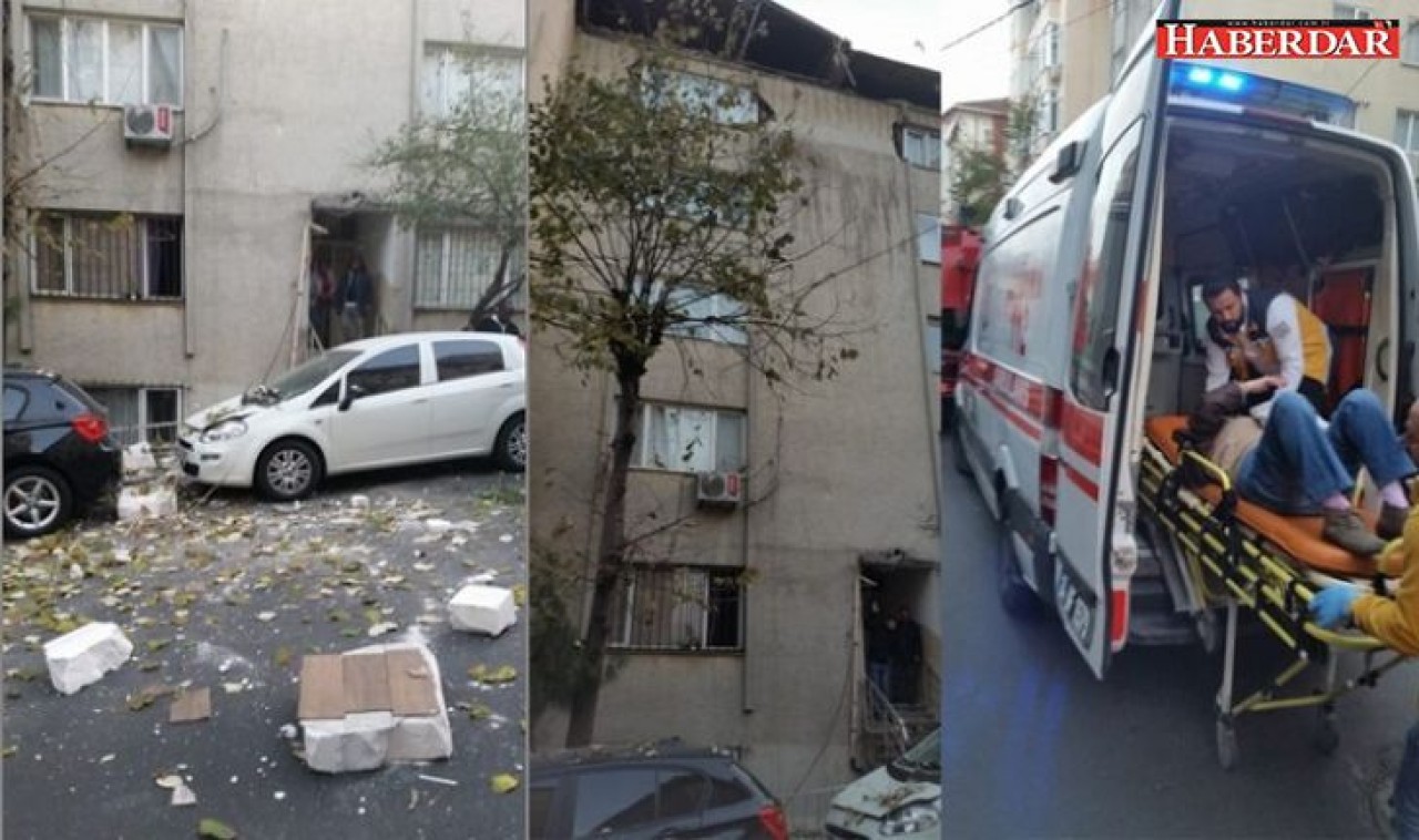 Şişlide bir binada çökme