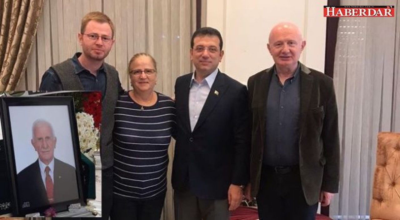 İBB Başkanı  Ekrem İmamoğlundan Melek ailesine başsağlığı ziyareti