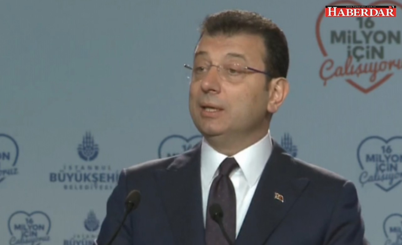 Ekrem İmamoğlundan Kanal İstanbul açıklaması: Bunu savunanlara Allah akıl versin