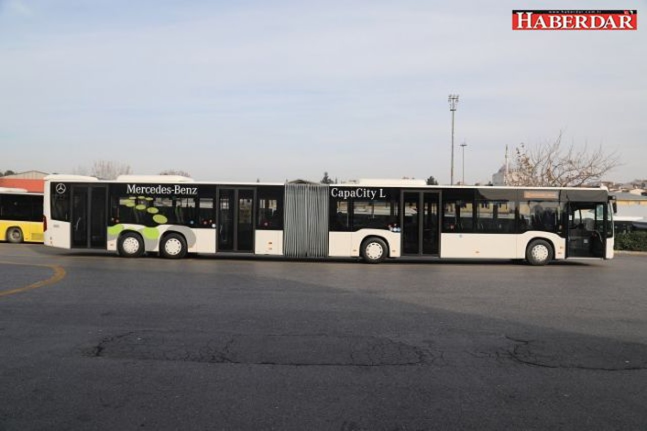 METROBÜS HATTINDA YENİ TEST ARACI
