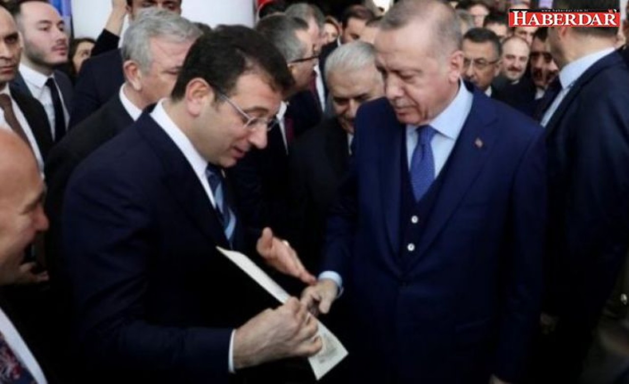 Ekrem İmamoğlu, Erdoğan ile görüştü! İşte Kanal İstanbul mektubu verdiği görüşmeden kareler