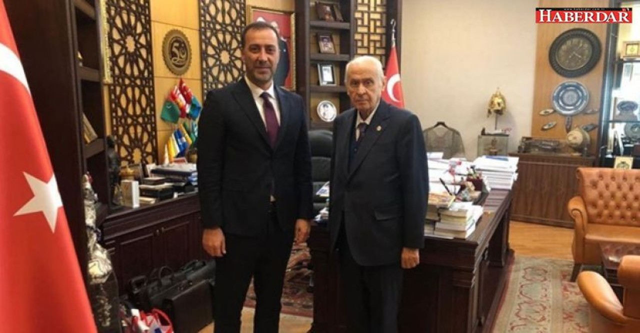 Silivri Belediye Başkanı Volkan Yılmaz, MHP Lideri Devlet Bahçeliyi ziyaret etti.