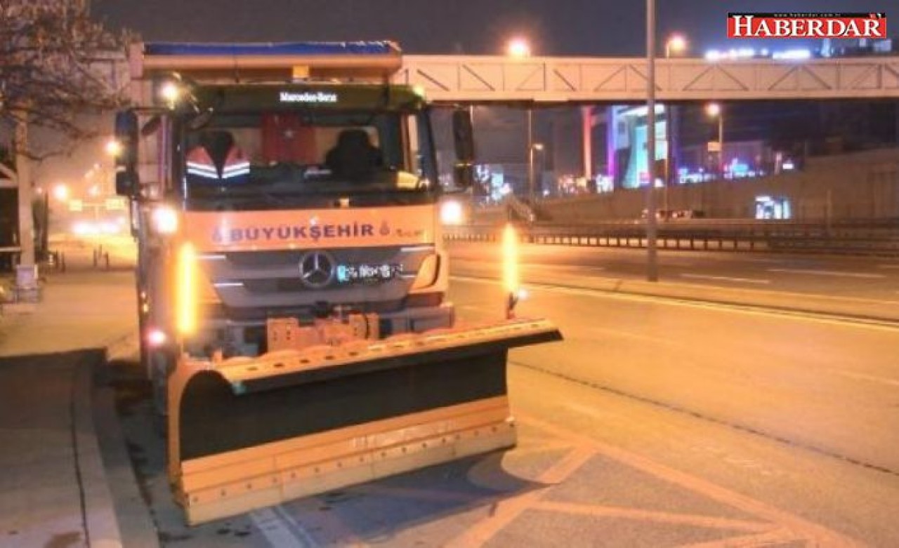 İstanbulda kar hazırlığı