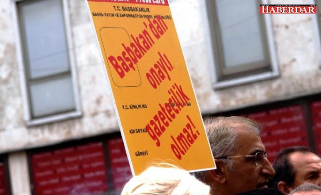 Saraydan basın kartı açıklaması