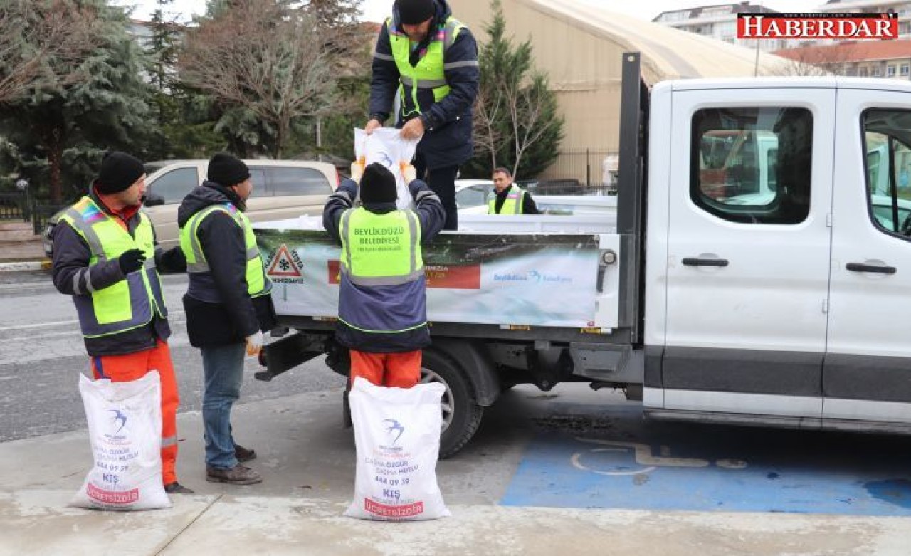 BEYLİKDÜZÜ’NDE YOĞUN KAR YAĞIŞI İÇİN ÖNLEMLER ALINDI