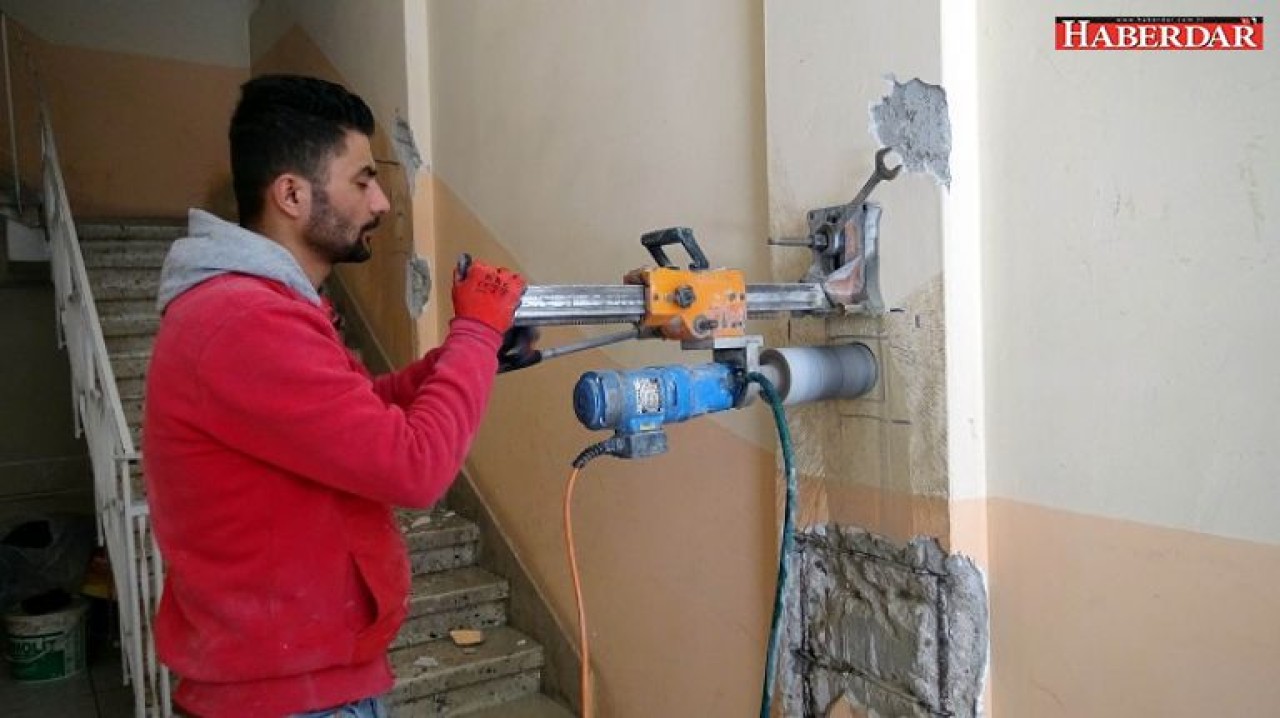 POLİS EŞLİĞİNDE ÖRNEK ALDILAR