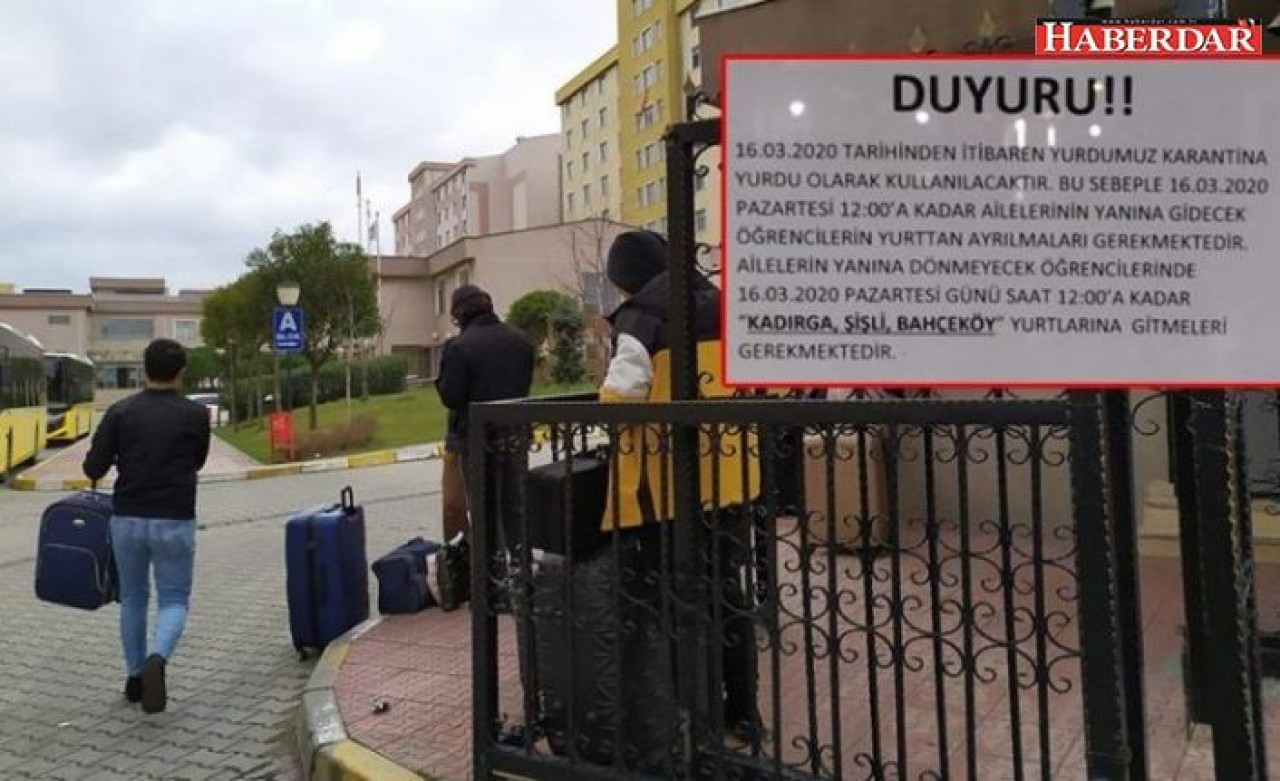 İstanbulda karantina talimatı: Binlerce yataklı iki yurt daha boşaltıldı!