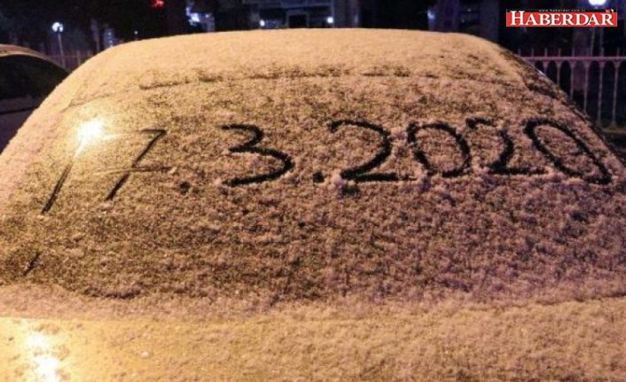 Ankaraya kış geri geldi