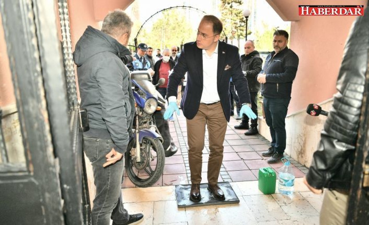 BEYLİKDÜZÜNÜN 5 BİN APARTMANINA DEZENFEKTAN PASPAS 