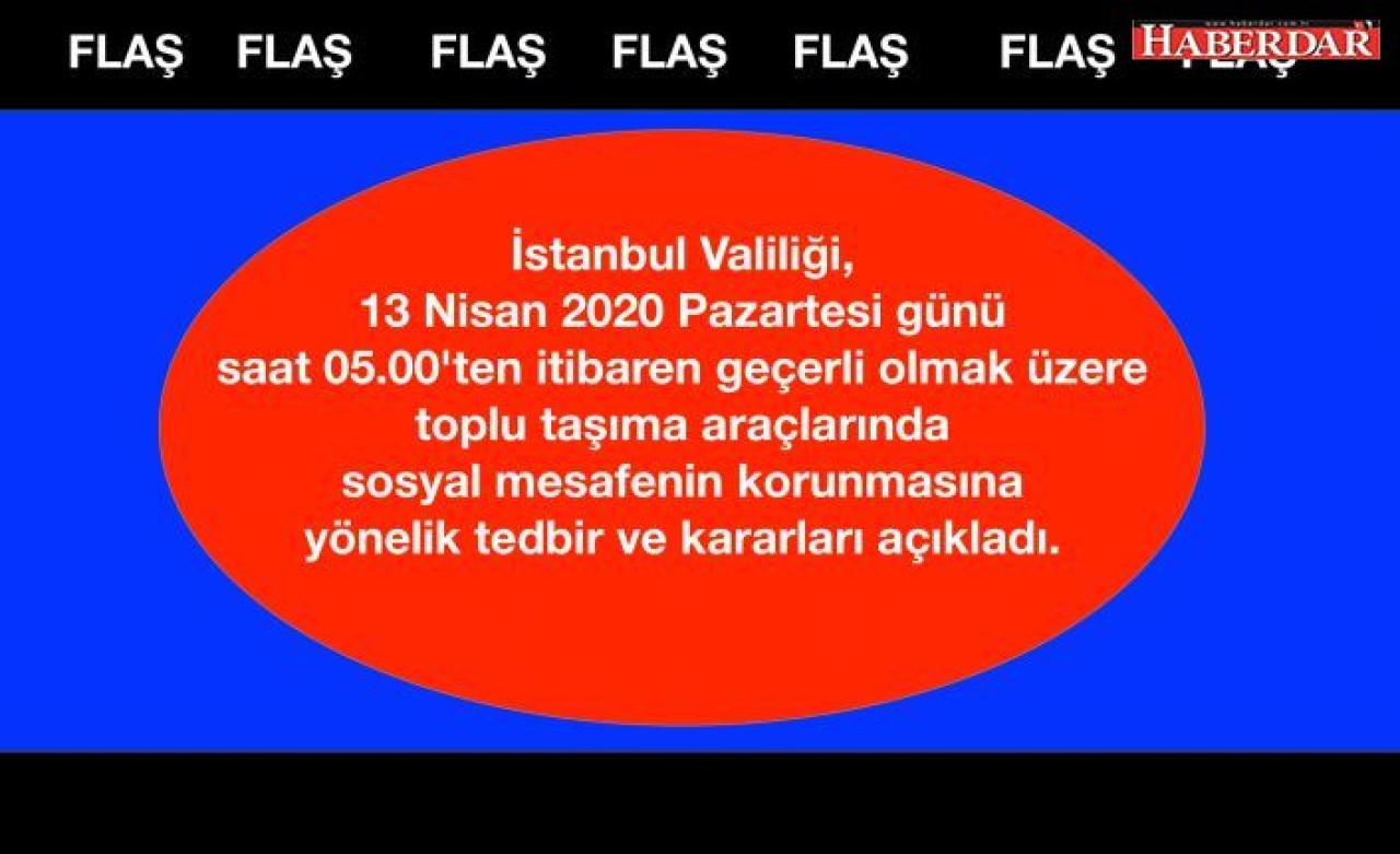 İstanbul Valiliğinden önemli kararlar...